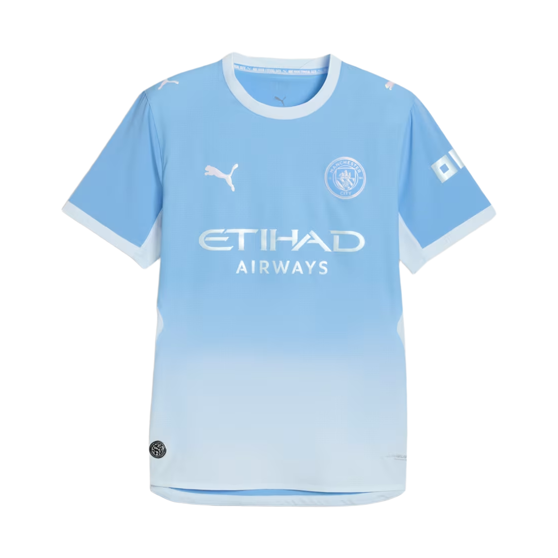 푸마 맨체스터 시티 2026/27 홈 어센틱 저지 팀 라이트 블루 아이시 블루 (논 마킹 버전)(Puma Manchester City 2026/27 Home Authentic Jersey Team Light Blue Icy Blue (Non Marking Ver.))