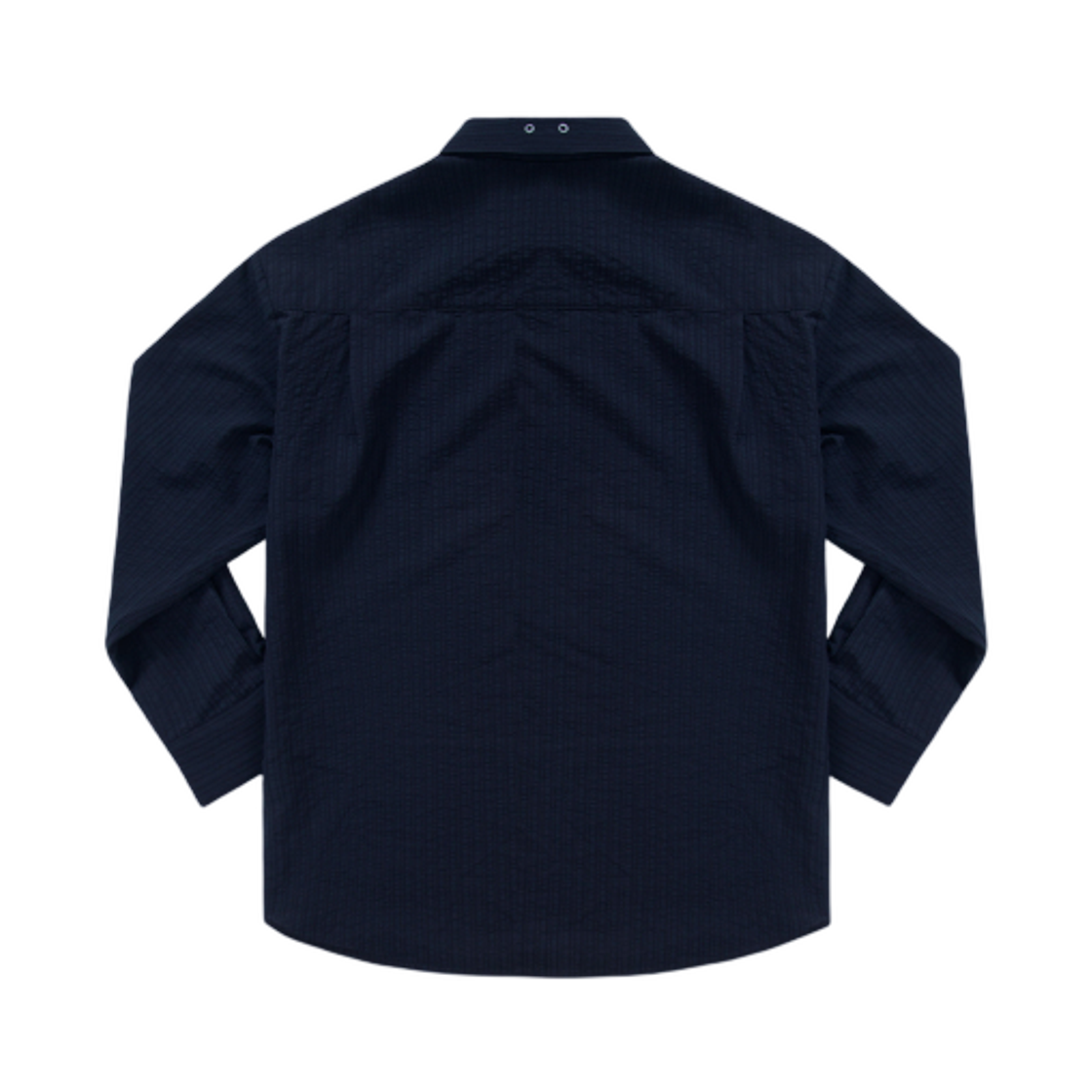 (W) 애즈온 레이브 스트라이프 셔츠 네이비((W) Ason Lave Stripe Shirt Navy) - 2