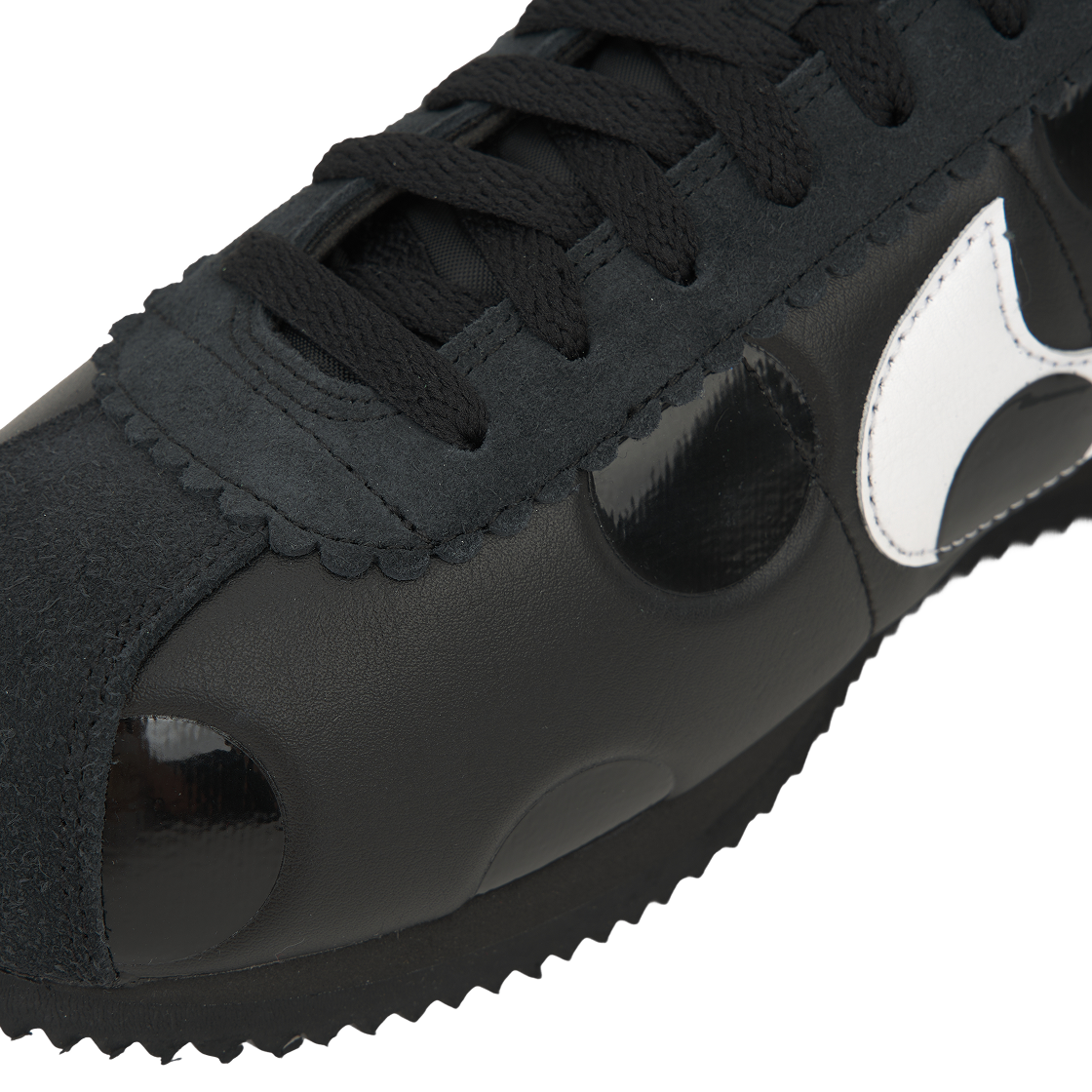 (W) 나이키 코르테즈 폴카 도트 블랙 화이트((W) Nike Cortez Polka Dots Black White) - 7