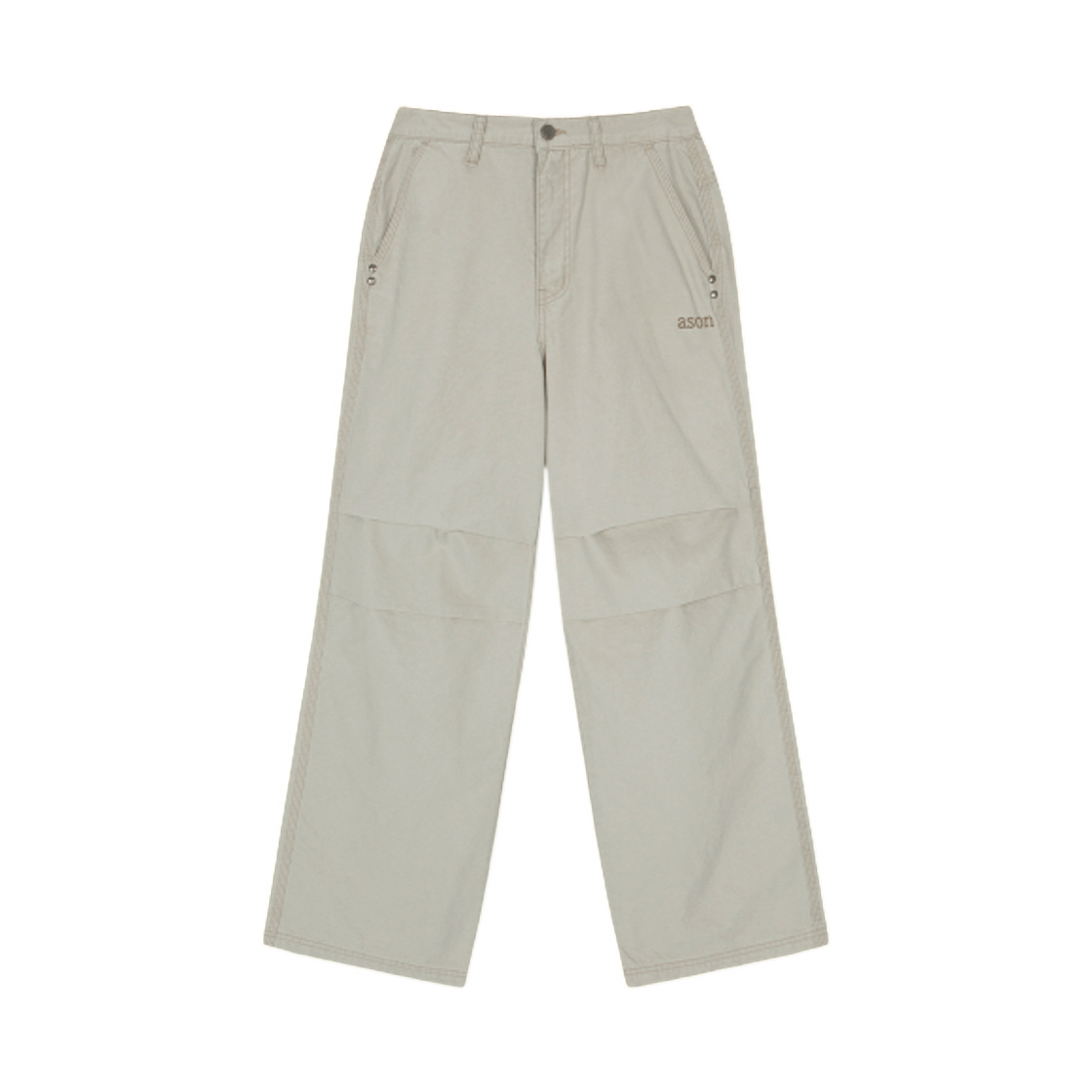 (W) 애즈온 넬 파라슈트 팬츠 라이트 베이지((W) Ason Nell Parachute Pants Light Beige)