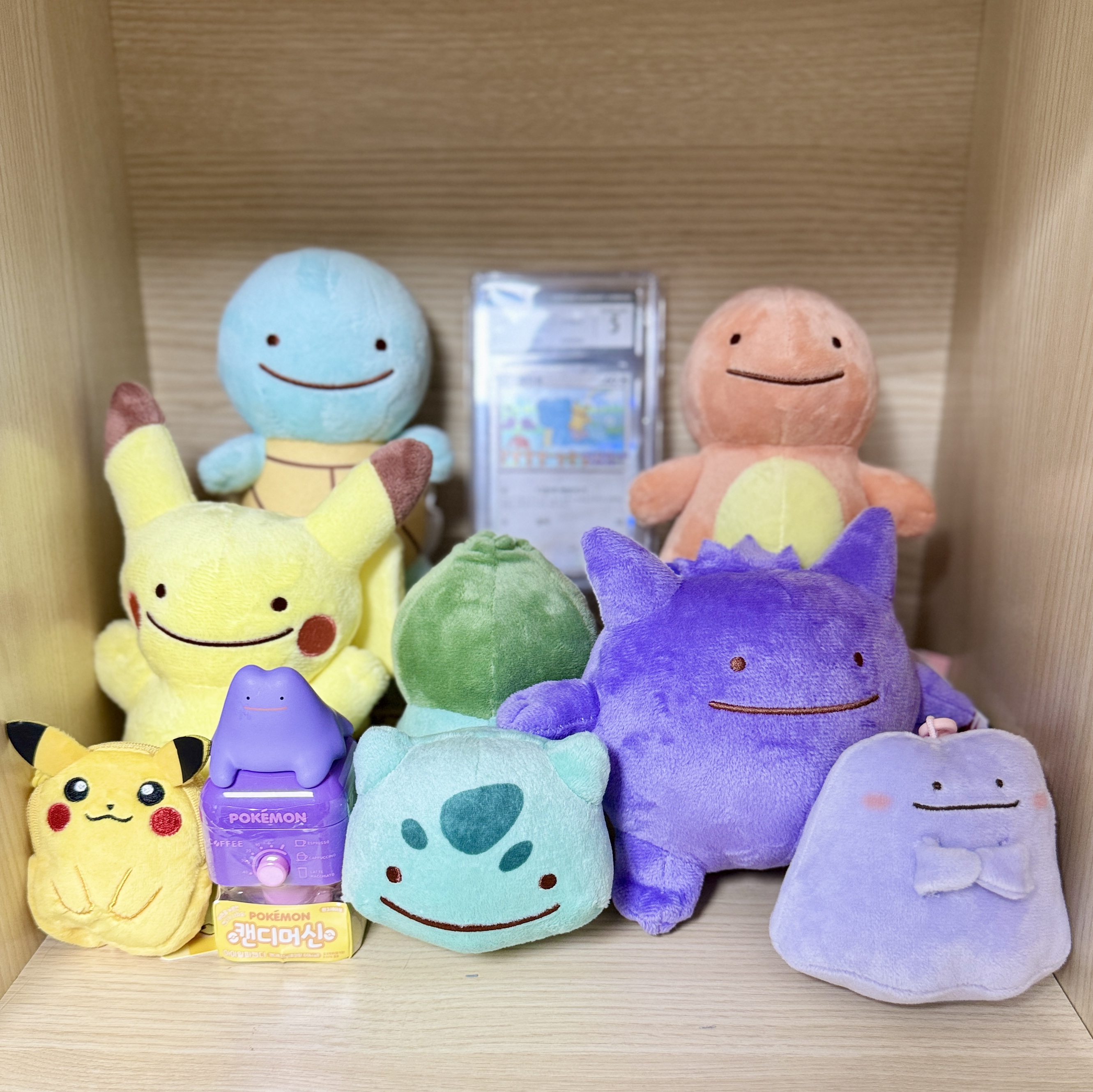 Pokemon Center Plush Ditto's Time Capsule Ditto Pikachu, Pokemon Center Plush Ditto's Time Capsule Ditto Gengar 착용 스타일