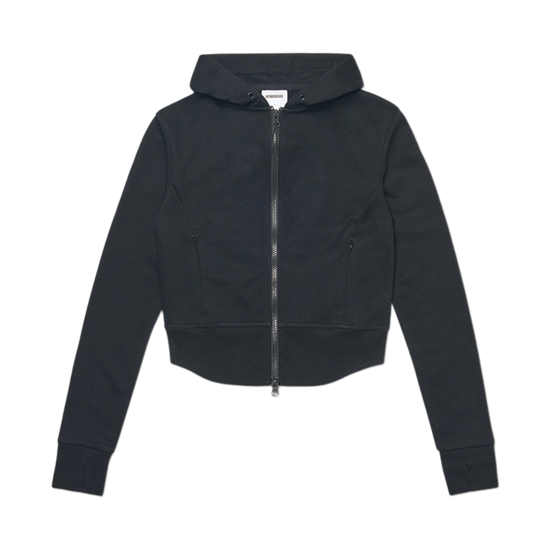 노매뉴얼 우먼 NM 라이트 후디드 집업 블랙(NOMANUAL (W) NM Light Hooded Zip-Up Black)