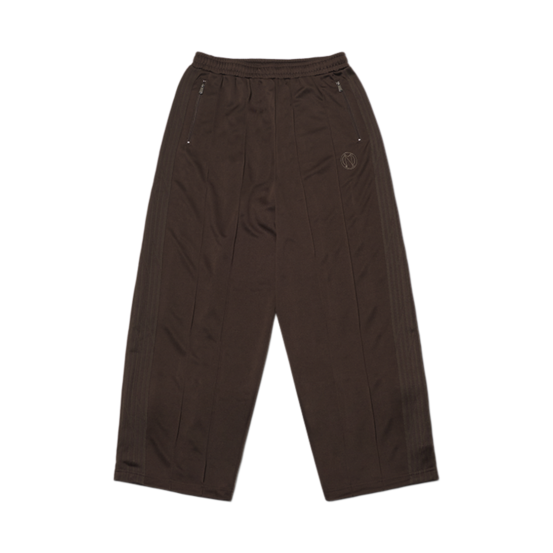 노매뉴얼 NM 와이드 트랙 팬츠 브라운(NOMANUAL NM Wide Track Pants Brown) - 1