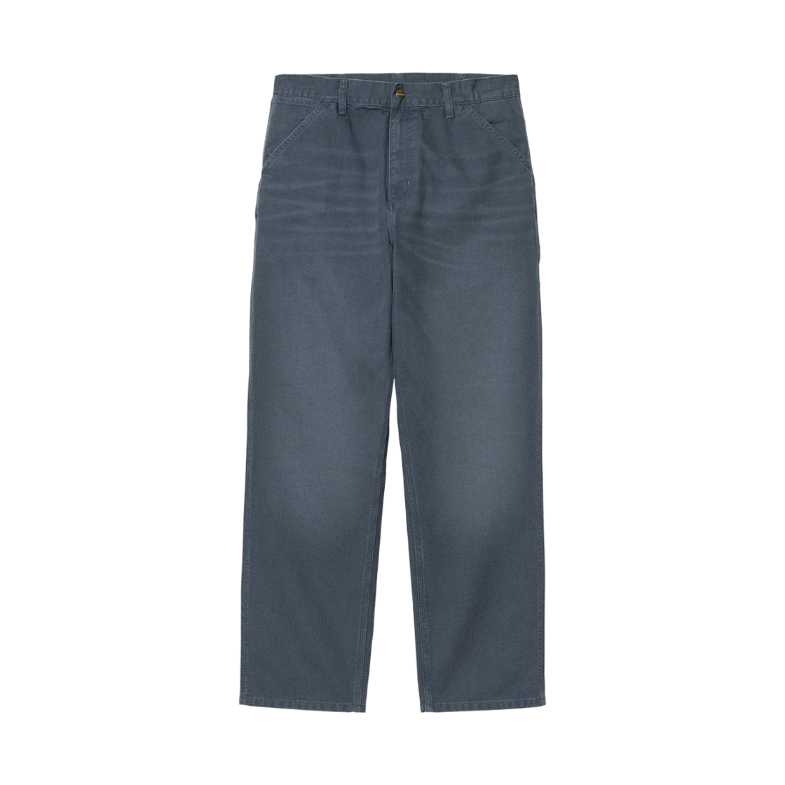 I034798-2OT-4O Carhartt WIP Single Knee Pants Dusky Blue Stone Canvas