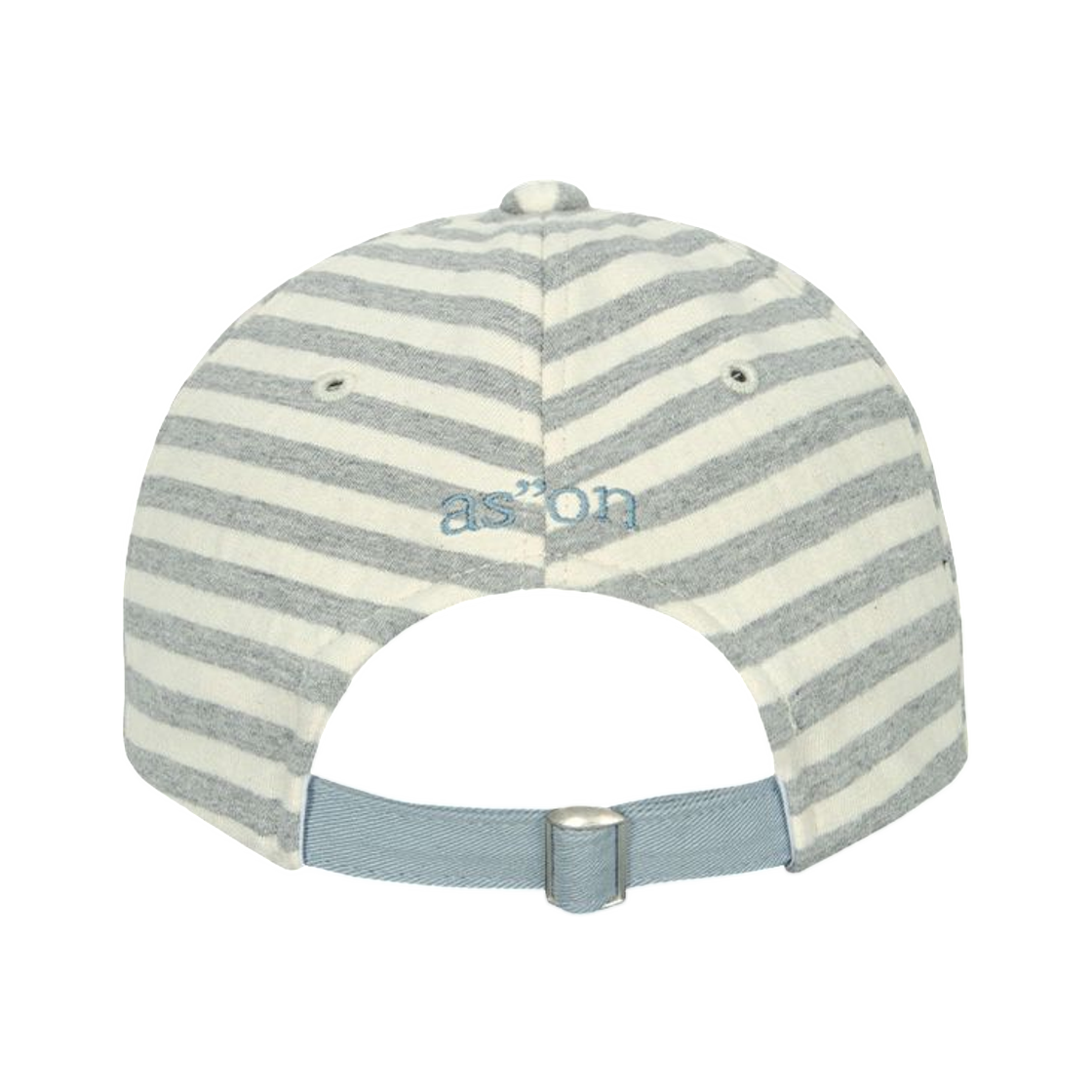 애즈온 듀오 스트라이프 볼캡 라이트 블루(Ason Duo Stripe Ball Cap Light Blue) - 3