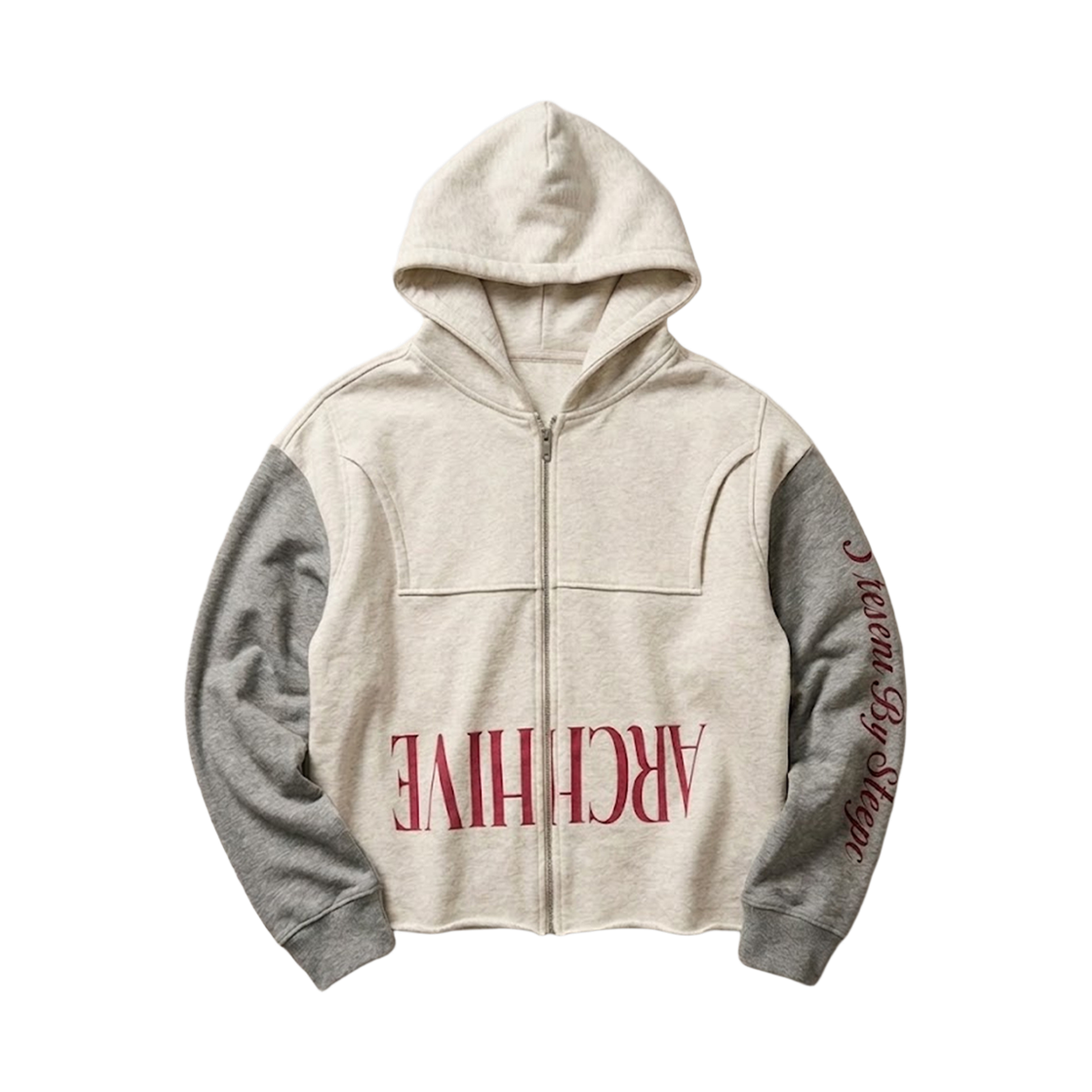 스팁 패널*크롭 후드 집업(STEEPC Panel*Crop Hood Zip-Up)