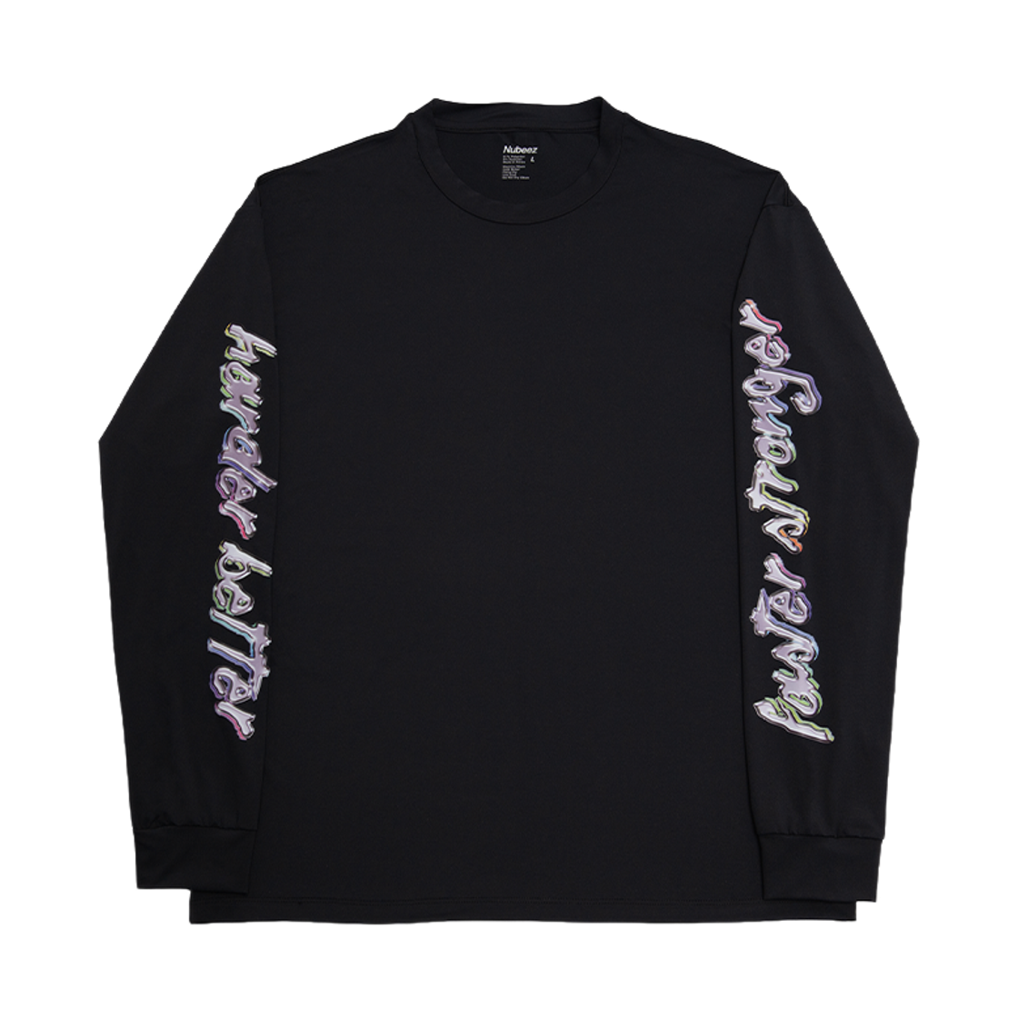 누비즈 패스터 스트롱거 롱슬리브 블랙(nubeez Faster Stronger Long Sleeves Black) - 2