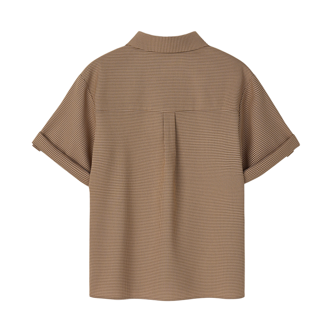 플로즈룸 하프 롤업 셔츠 카멜(Flawsroom Half Rollup Shirts Caeml) - 2