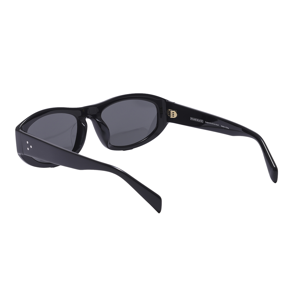 알로아이웨어 [FRAME BLACK] FBS1607 0909G 아세테이트 볼륨 선글라스(ALO EYEWEAR [FRAME BLACK] FBS1607 0909G acetate volume sunglasses) - 3