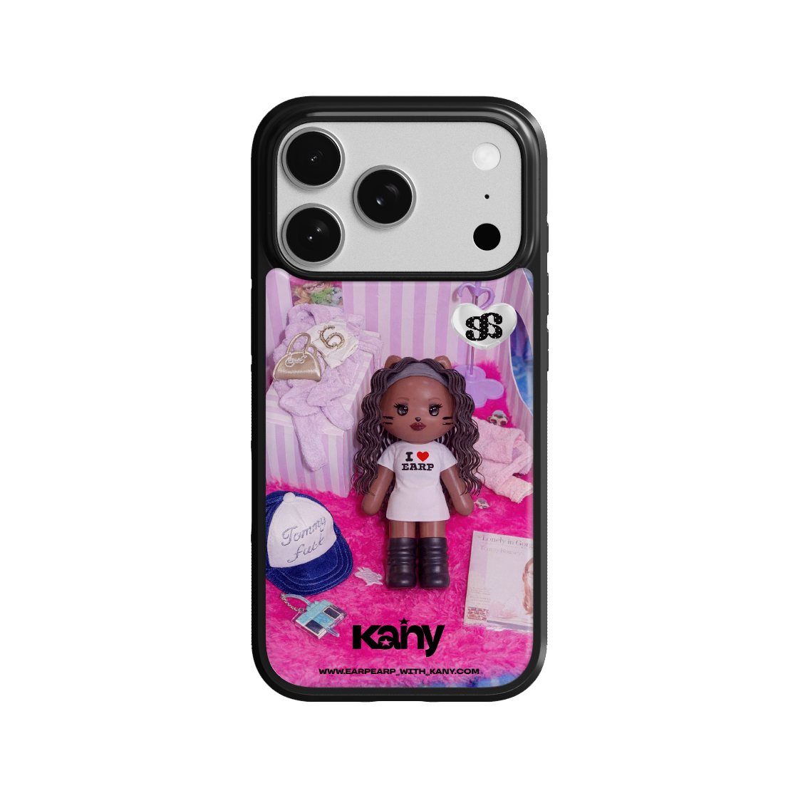 [사은품 증정] 어프어프 x 카니 Pink Doll Kany 에폭시 범퍼 케이스([사은품 증정] EARPEARP x KANY Pink Doll Kany Epoxy Bumper Case)