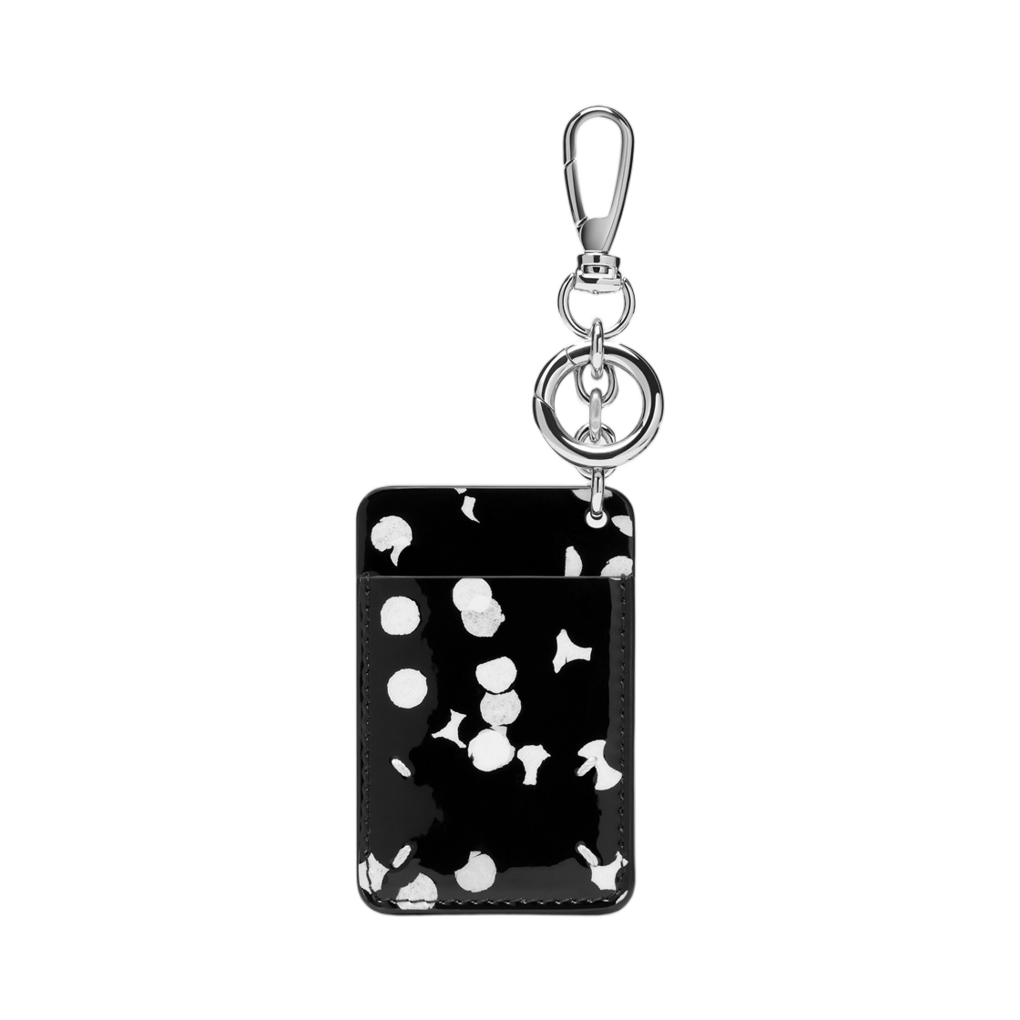 SA1VL0053P7793HB383 Maison Margiela Keyring Card Black White
