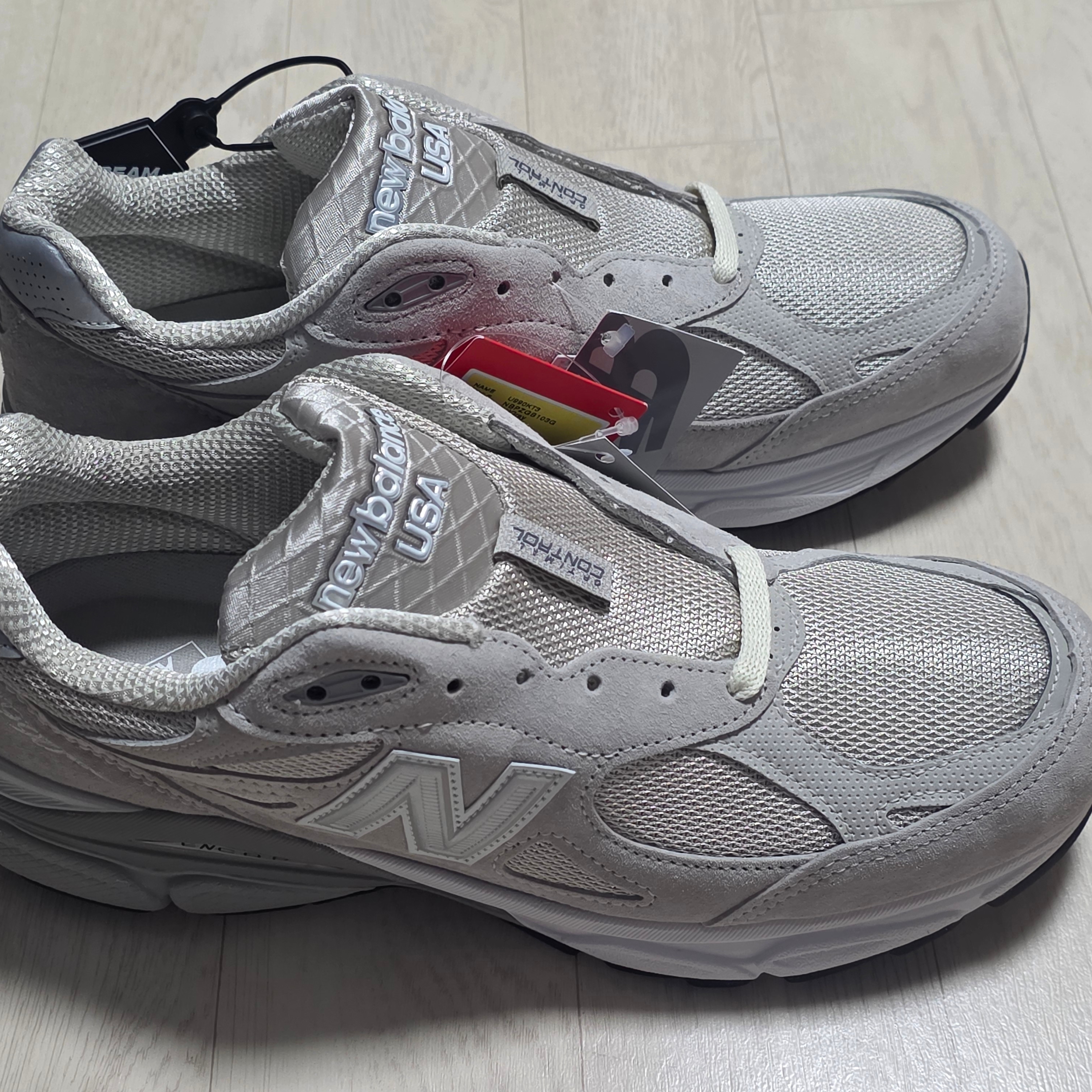 New Balance x Kith 990v3 Made in USA Hallow 착용 스타일 - 3