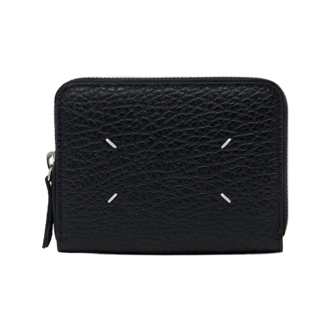 SA1UI0047P4455T8013 Maison Margiela Four Stitches Zip Wallet Small Black