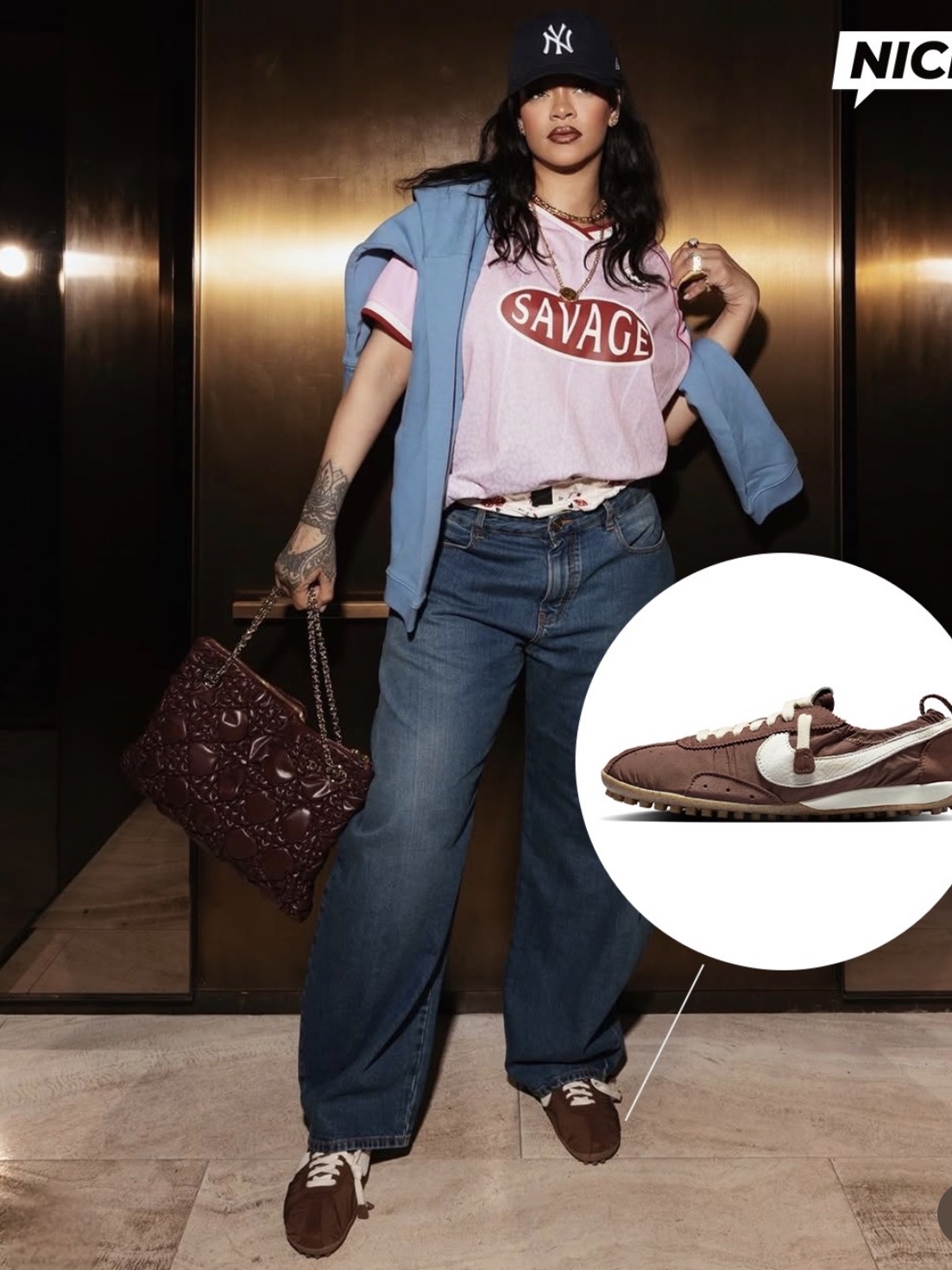 Nike x Jacquemus Moon Shoe SP Fauna Brown Cashmere 착용 스타일 - 1