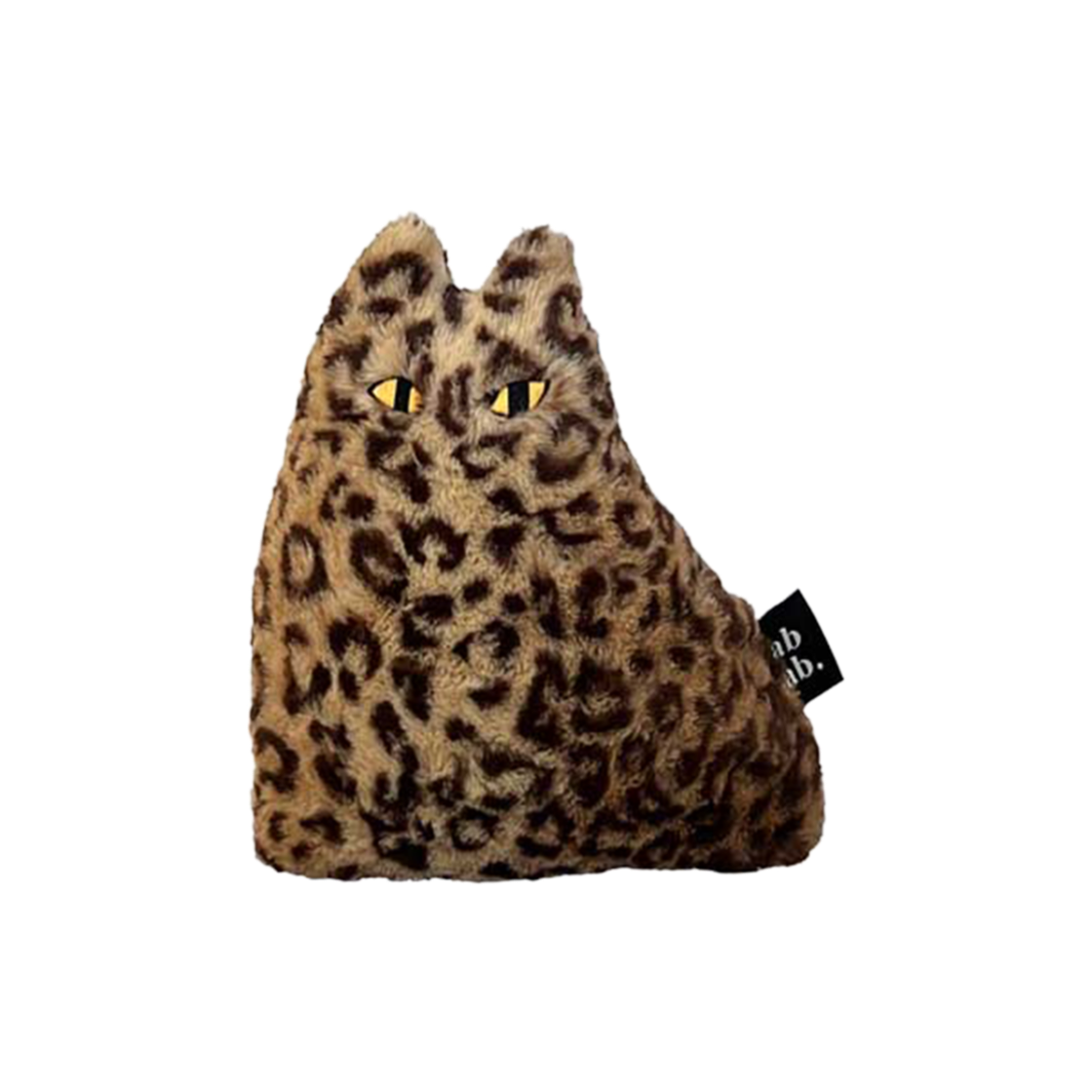 에이비페브 살찐 고양이 쿠션 스몰(ABFAB Fat cat cushion Brown Leopard small)