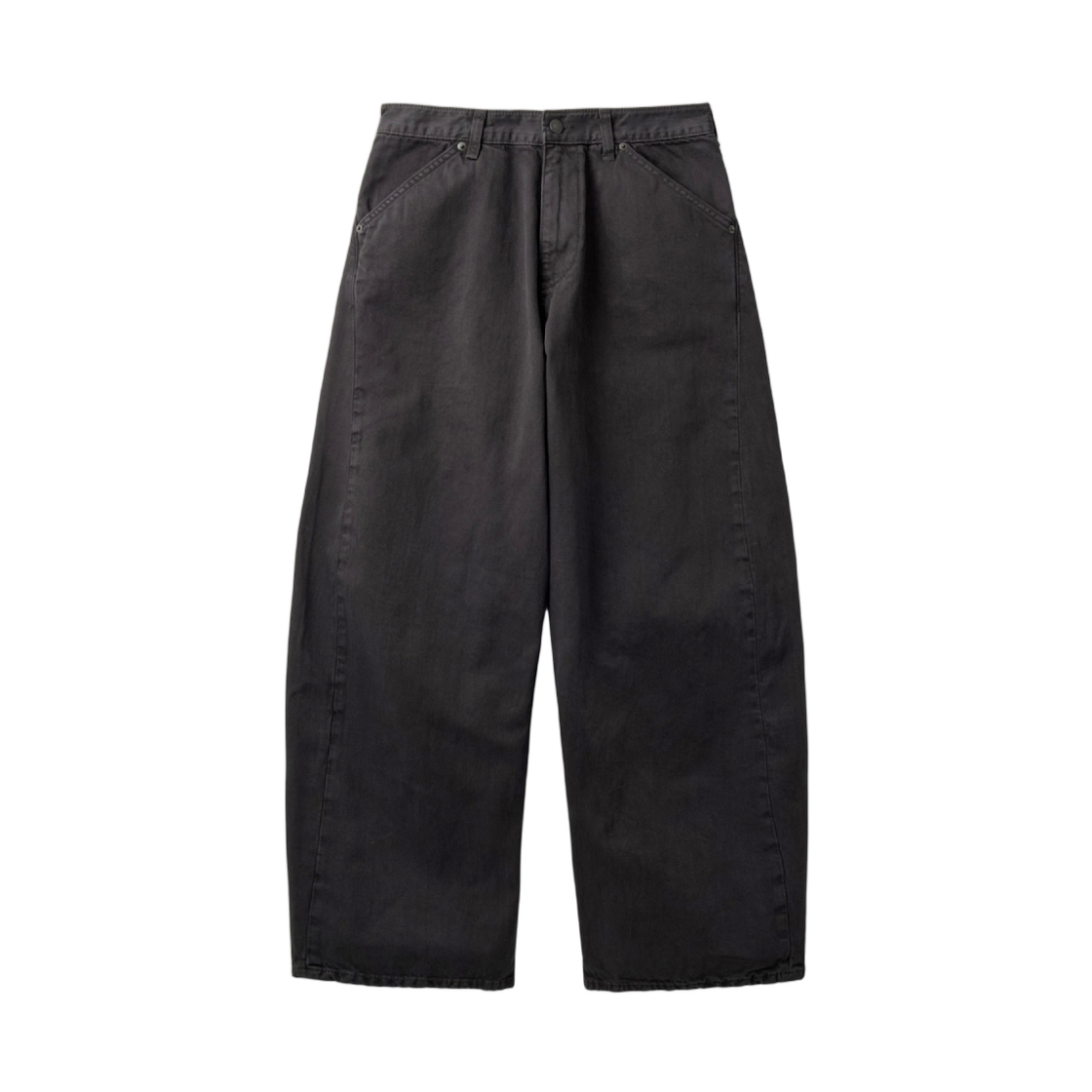 해칭룸 와이드 커브 진 차콜(Hatchingroom Wide Curve Jeans Charcoal)