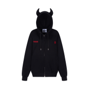YEGG Devil Hoodie Black