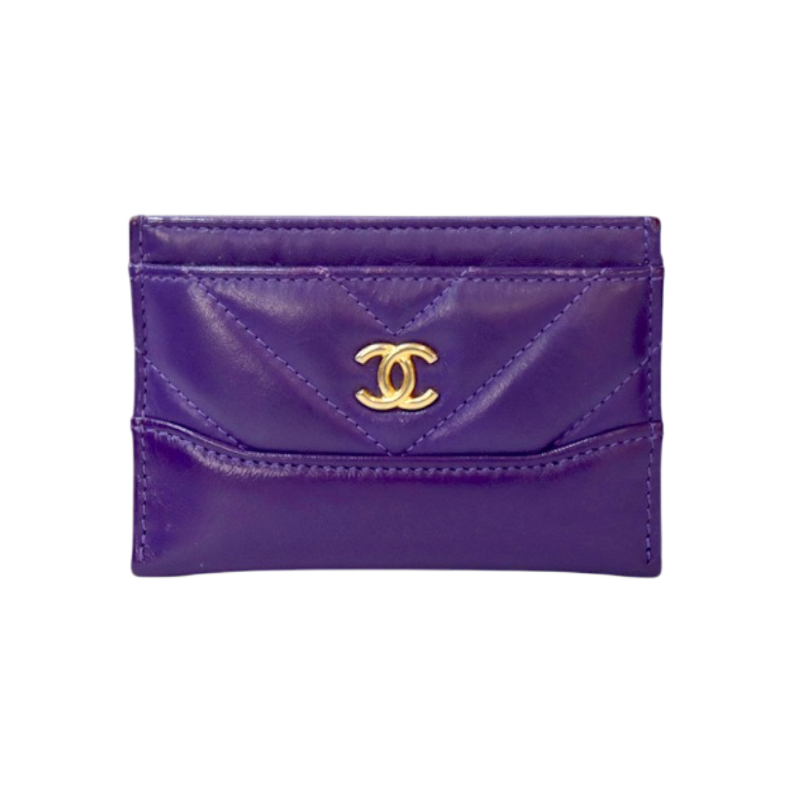 샤넬 퍼플 카드 홀더 지갑 C-B58280(Chanel Purple Card Holder Wallet C-B58280)