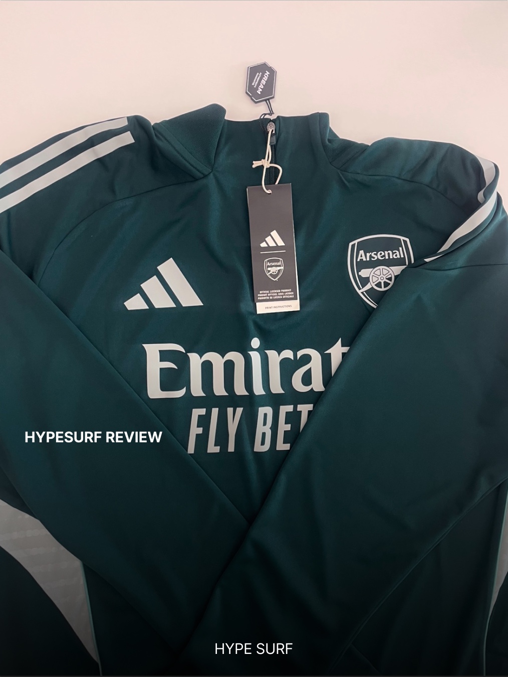 Adidas Arsenal Tiro 25 Competition Training Top Aurora Ivy - KR Sizing (Non Marking Ver.) 착용 스타일 - 3