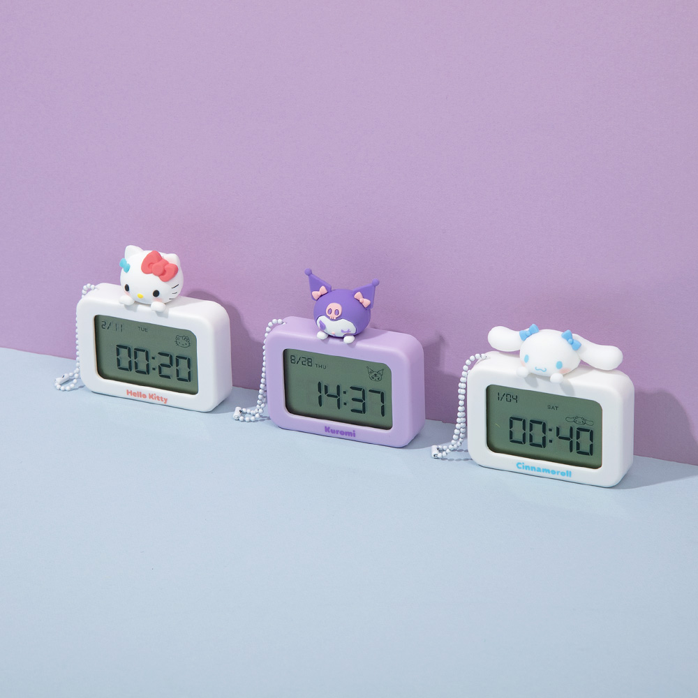 로이체 산리오 캐릭터즈 피규어 미니 키링 탁상시계(Sanrio Characters Figure Mini Keyring Desk Clock) - 2