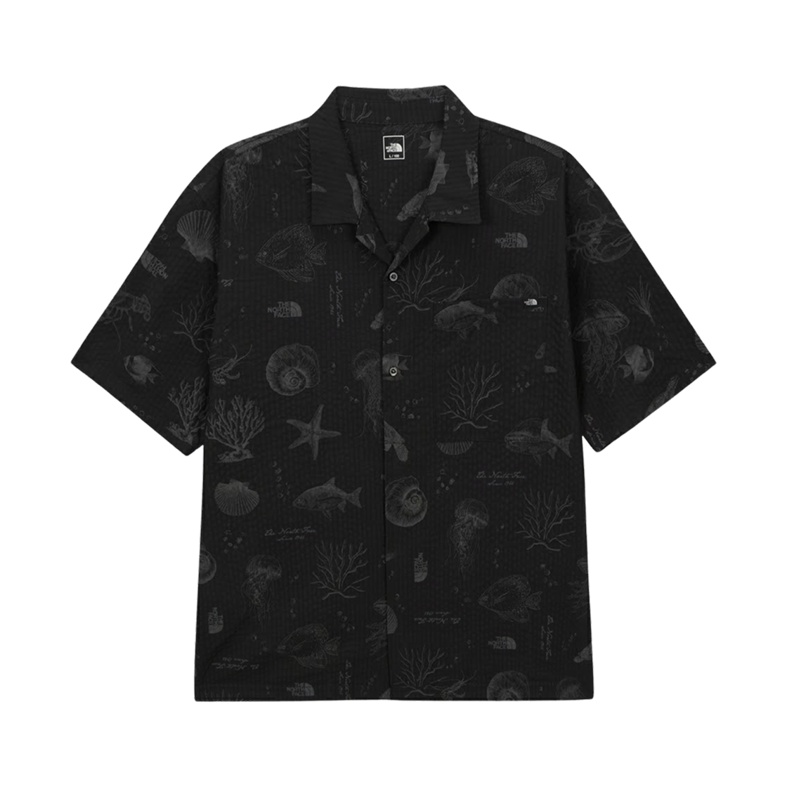 NH8SS07B The North Face Maris S/S Shirts Black - 26SS