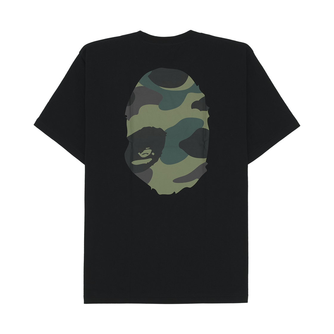 베이프 자이언트 퍼스트 카모 빅 에이프 헤드 티셔츠 블랙 그린(BAPE Giant 1st Camo Big Ape Head T-Shirt Black Green) - 2