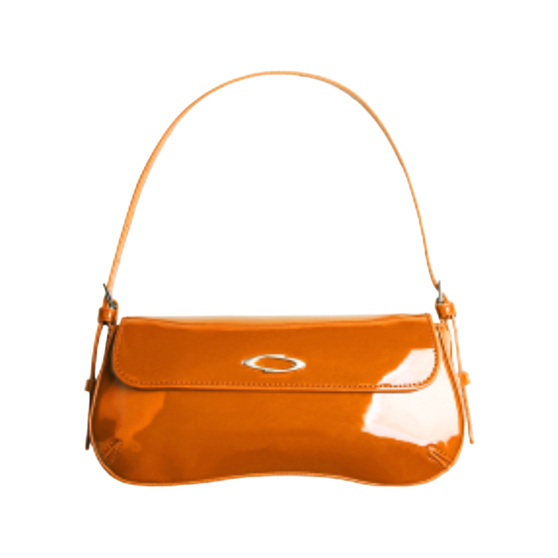 노이아고 글로시 미니백 오렌지(Noiago Glossy Mini Bag Orange) - 1