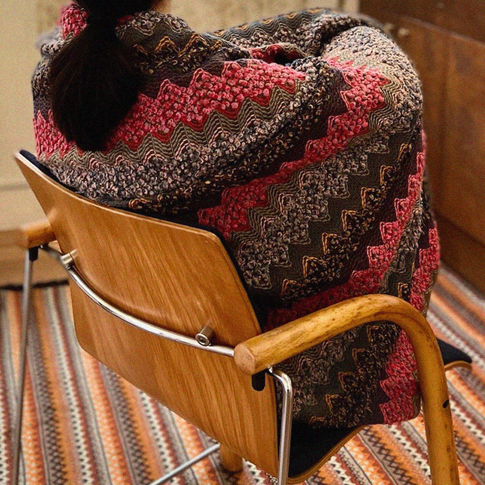무성화 카뮈 보헤미안 블랭킷 캠핑 담요 쇼파커버 125x200cm(MUSEONGHWA Camus Bohemian Blanket Camping Blanket Sofa Cover 125×200 cm) - 6