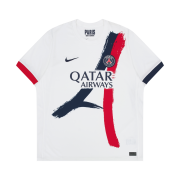 Nike Paris Saint-Germain 2024/26 Dri-Fit Stadium Away Replica Jersey White Midnight Navy (Non Marking Ver.)