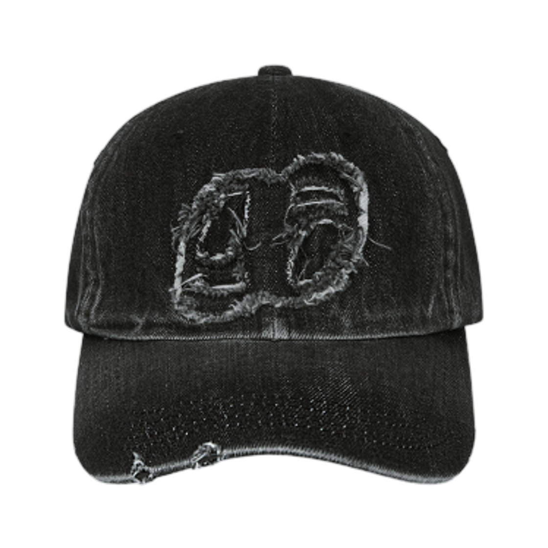 애즈온 데님 패치 볼캡 블랙(Ason Denim Patch Ball Cap Black)