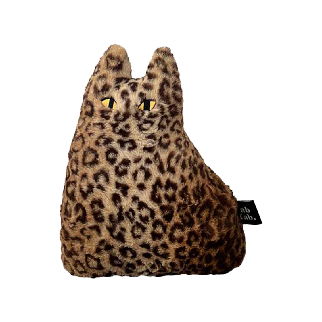 에이비페브 살찐 고양이 쿠션 빅(ABFAB Fat cat cushion Brown Leopard BIG)