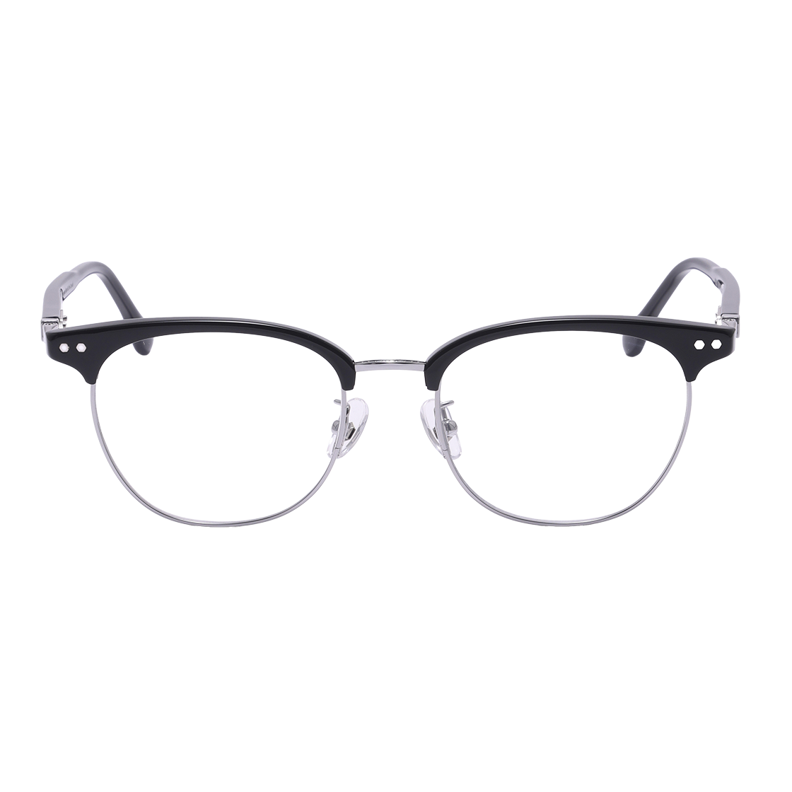 알로아이웨어 [FRAME BLACK] FBG9601 0911G 하금테 블랙/실버 안경테(ALO EYEWEAR [FRAME BLACK] FBG9601 0911G Thin Black/Silver Eyeglass Frame)