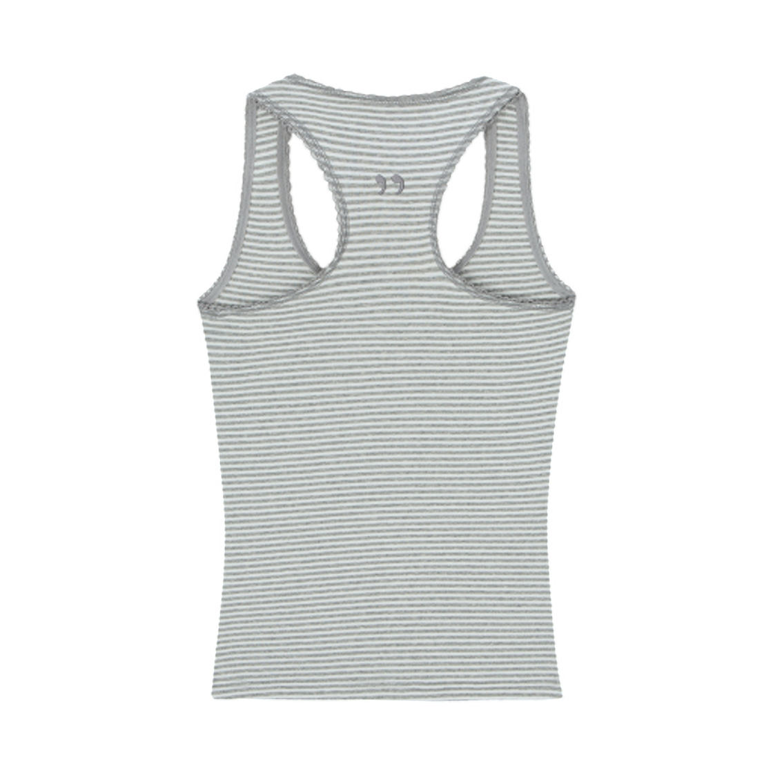 (W) 애즈온 리플 스트라이프 슬리브리스 그레이((W) Ason Ripple Stripe Sleeveless Gray) - 2