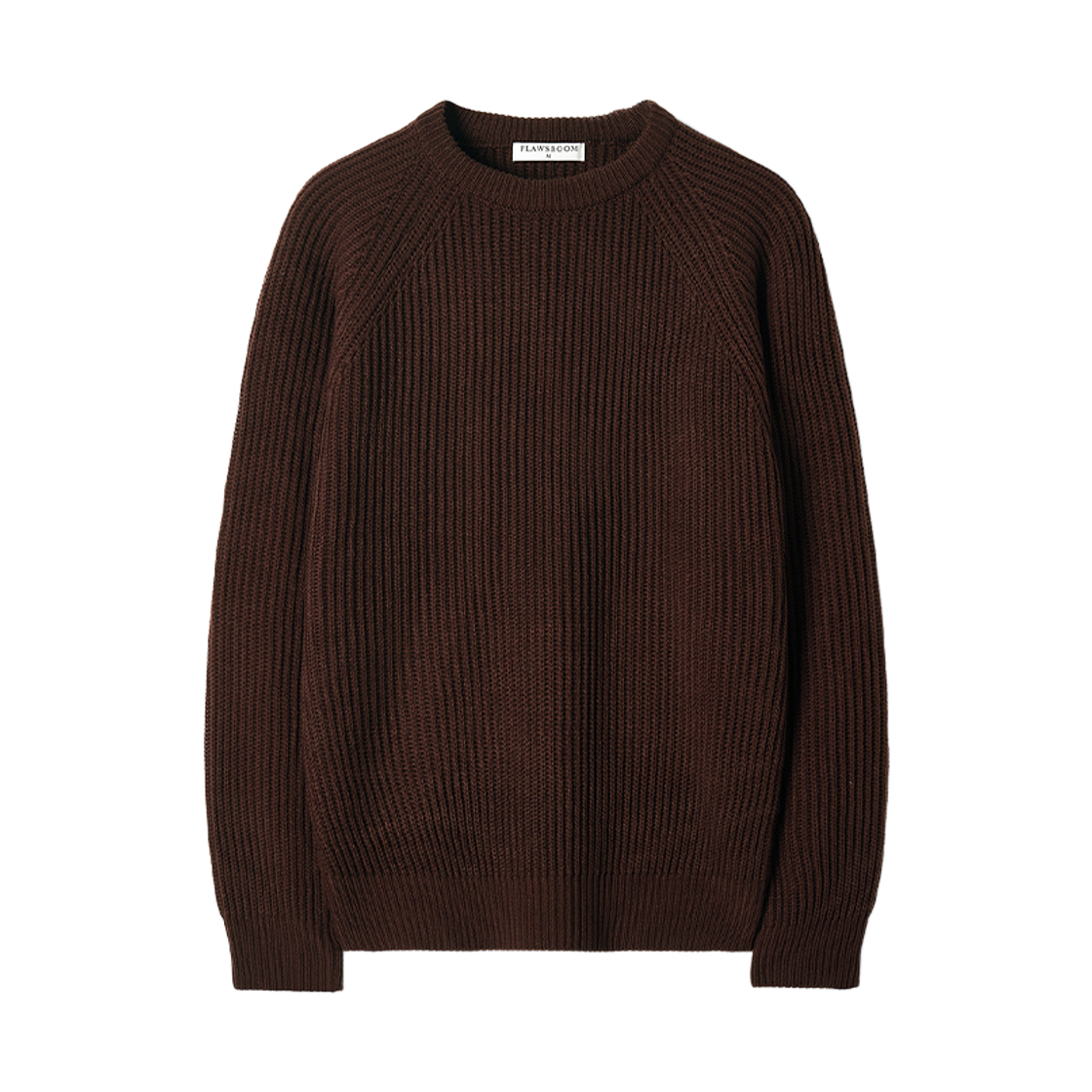 FL2539 Flawsroom Essential Crop Reglan Knit Brown
