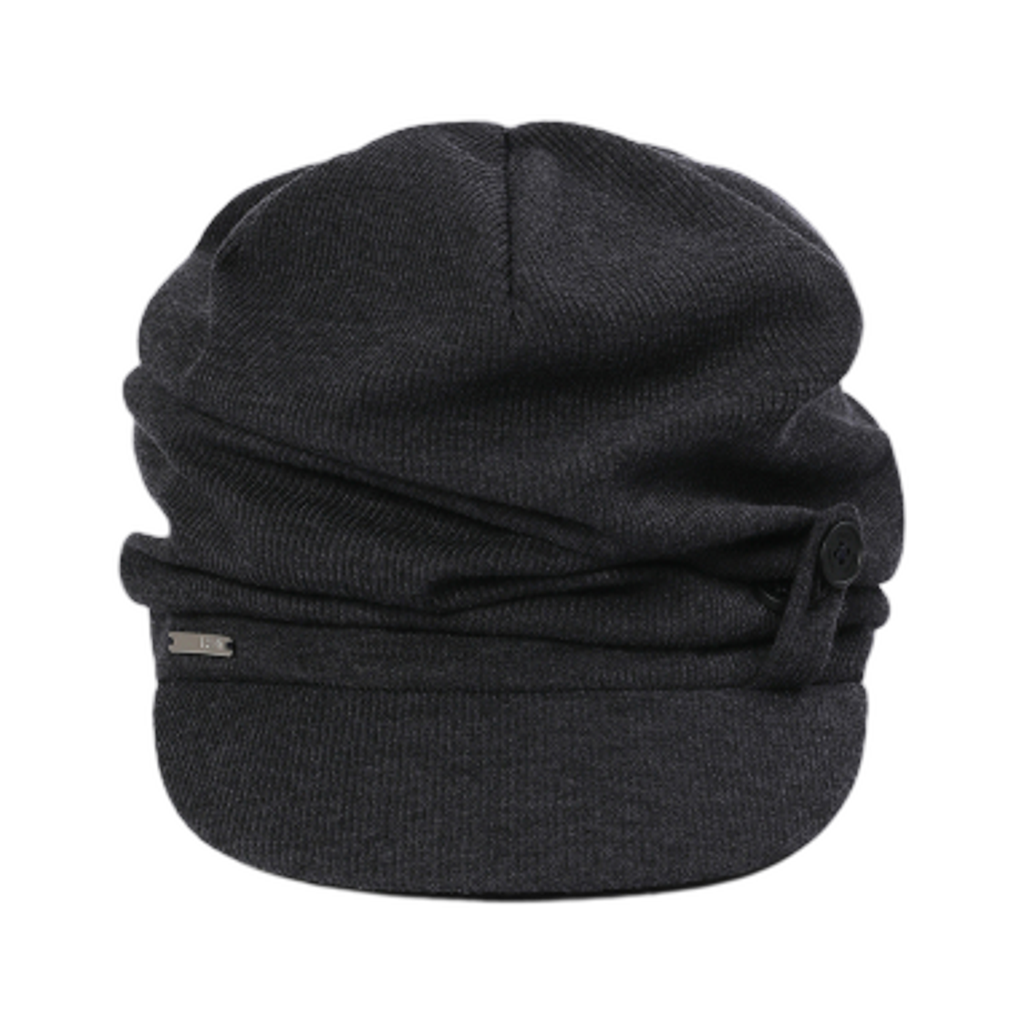 - Miseki Seoul Tokyo Shirring Turban Cap Charcoal