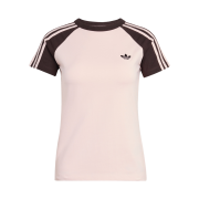 (W) Adidas Originals SST T-Shirt Sandy Pink Aurora Coffee Met - KR Sizing