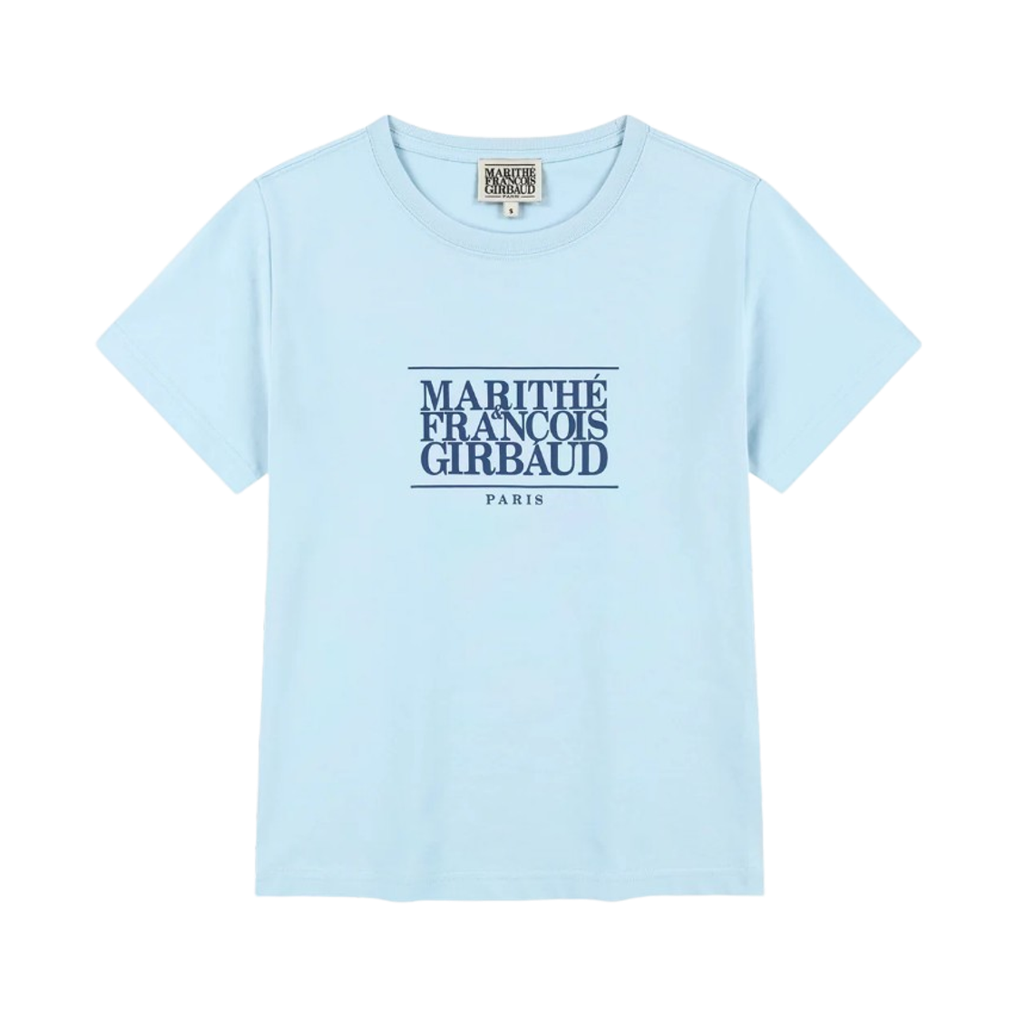 (W) 마리떼 프랑소와 저버 클래식 로고 티셔츠 아이스 블루((W) Marithe Francois Girbaud Classic Logo T-Shirt Ice Blue) - 1
