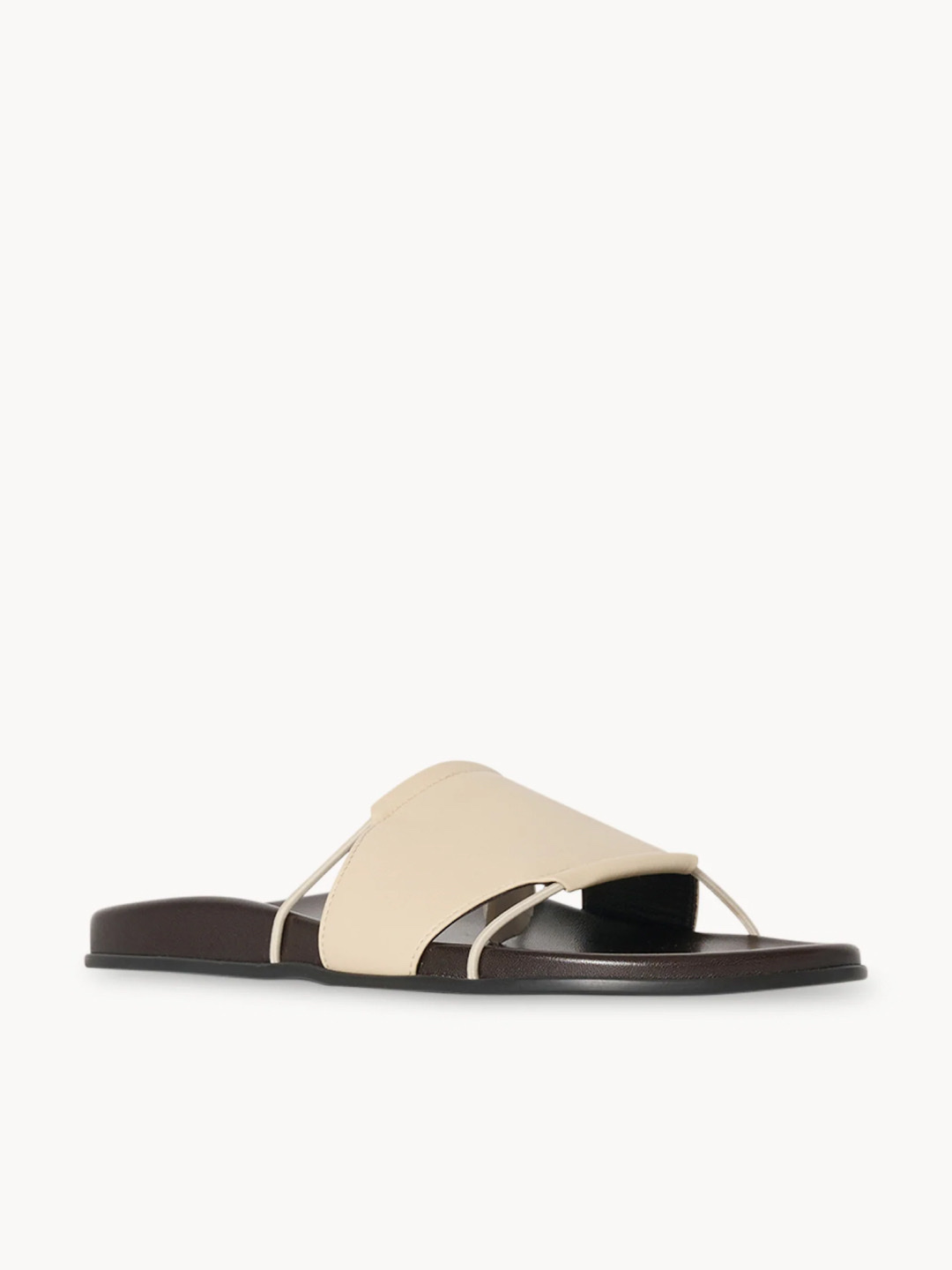 (W) The Row Vivienne Slide Cold Ivory, (W) The Row Vivienne Slide Black 착용 스타일 - 4