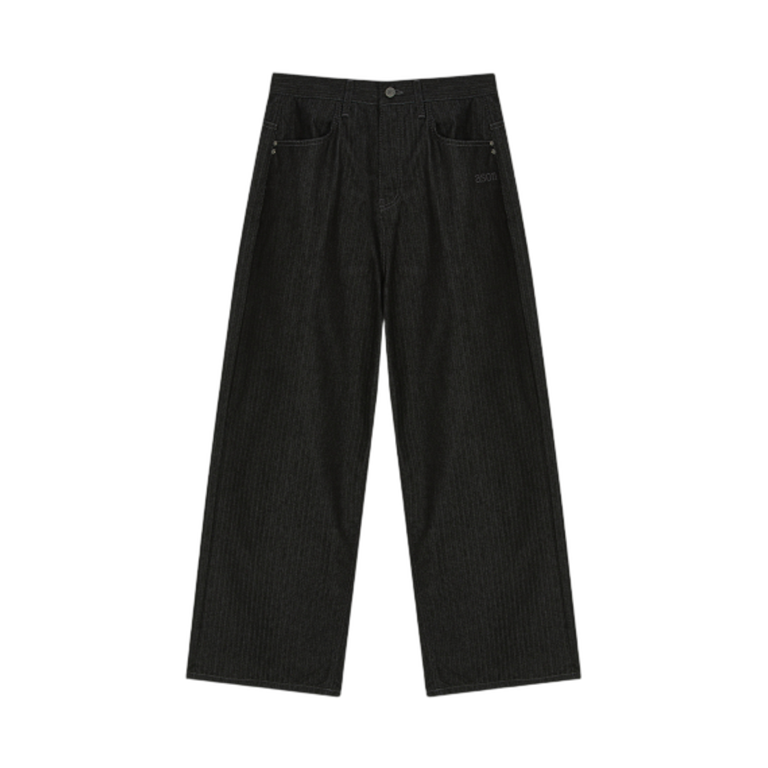 (W) 애즈온 그레인 트윌 팬츠 다크 인디고((W) Ason Grain Twill Pants Dark Indigo)