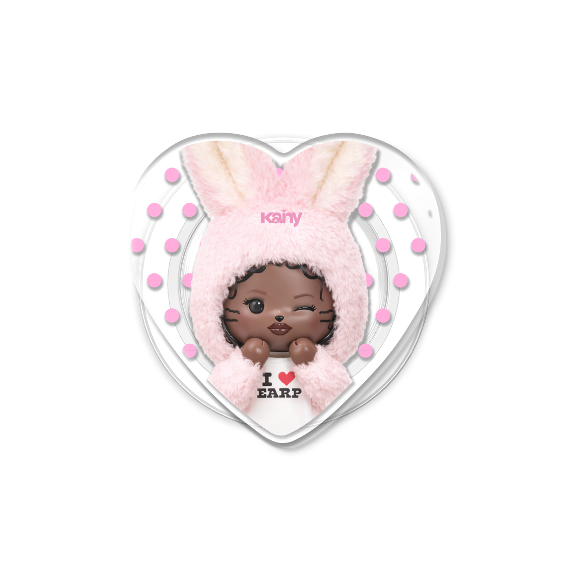 어프어프 x 카니 러블리 버니 카니 맥세이프 아크릴 스마트톡(EARPEARP x KANY Lovely Bunny Kany Magnetic Acrylic Tok)