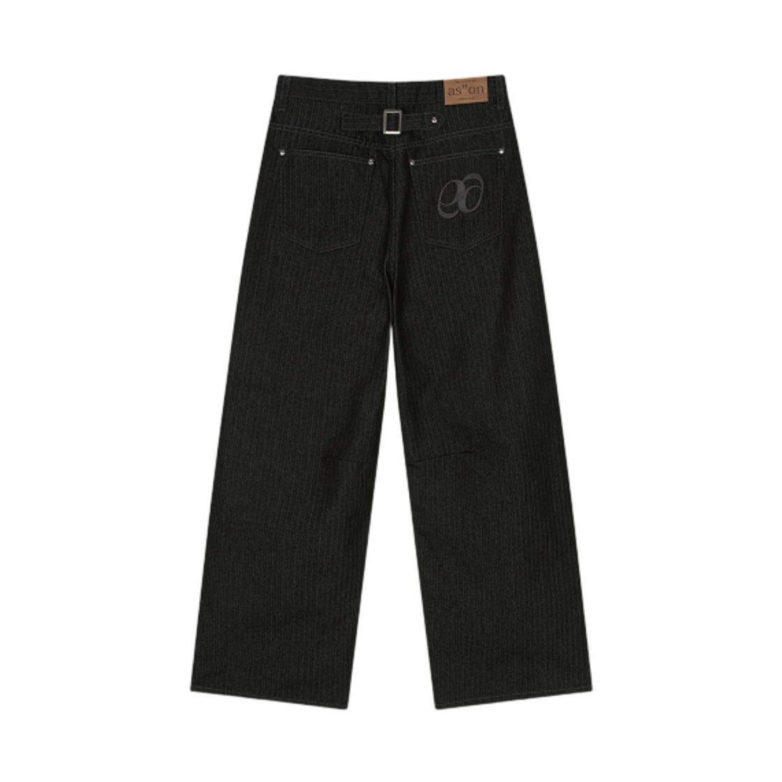 (W) 애즈온 그레인 트윌 팬츠 다크 인디고((W) Ason Grain Twill Pants Dark Indigo) - 2