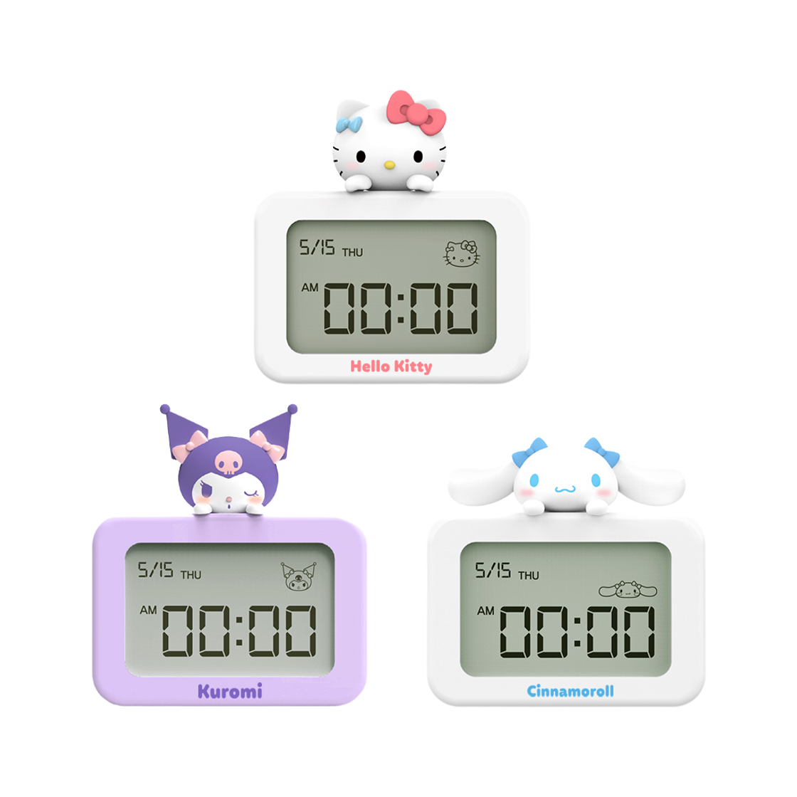 로이체 산리오 캐릭터즈 피규어 미니 키링 탁상시계(Sanrio Characters Figure Mini Keyring Desk Clock) - 1