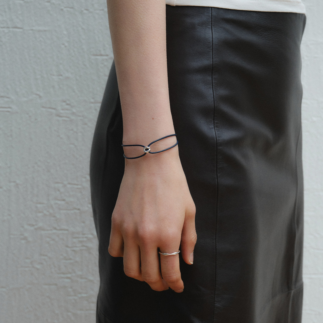 아포아 실버 트윈 팔찌(APOA Silver Twin Bracelet_6color) - 6