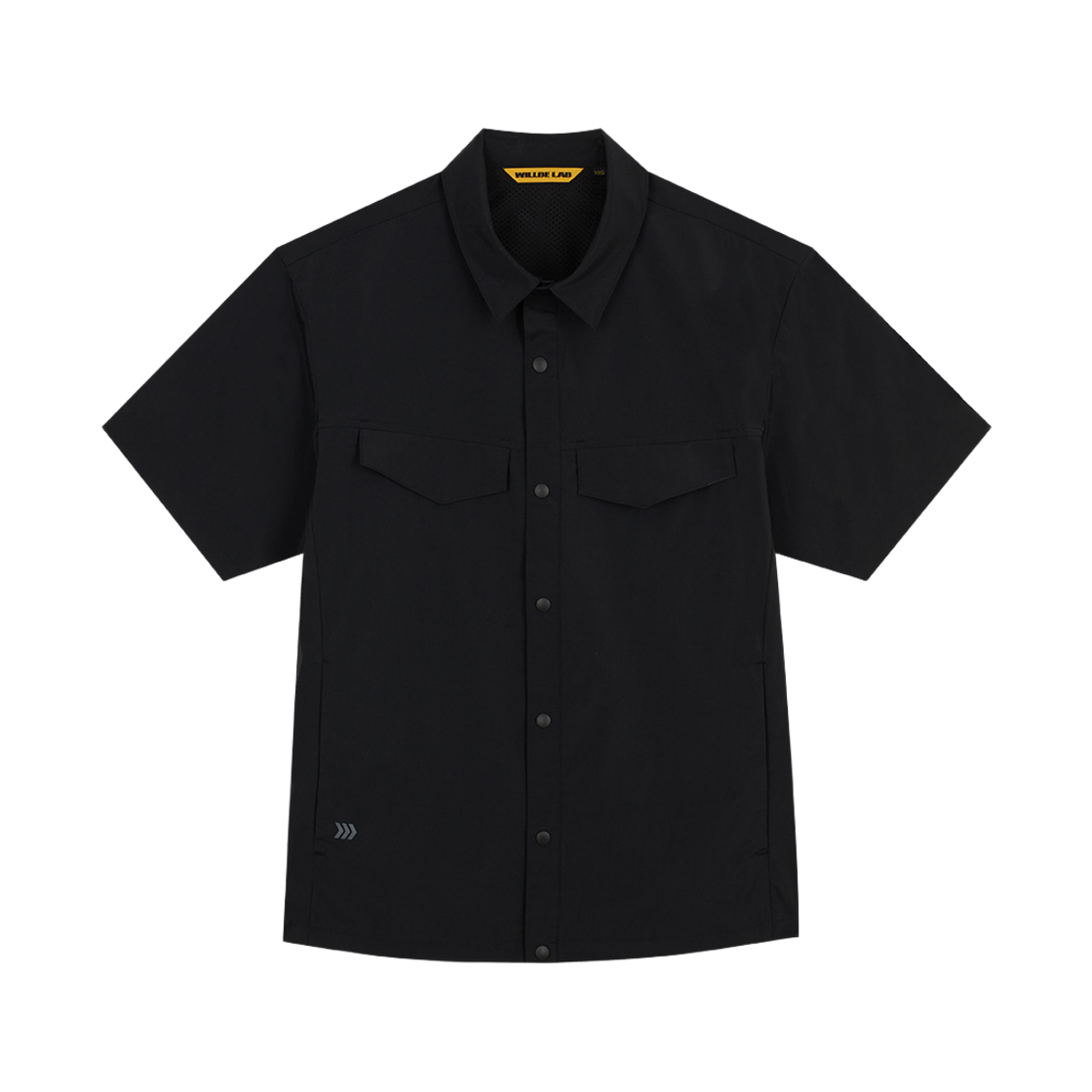 윌비랩 빅 포켓 벤틸레이션 반팔 셔츠 블랙(WILLBE LAB Big Pocket Ventilation Short-Sleeved Shirt Black)