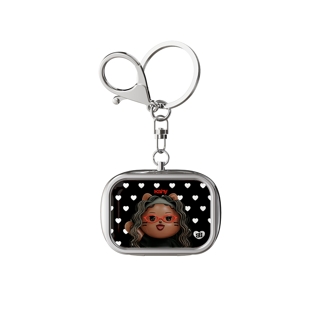 [사은품 증정] 어프어프 x 카니 하트밤 카니 틴케이스 키링([사은품 증정] EARPEARP x KANY Heart Bomb Kany Tin Case Keyring)