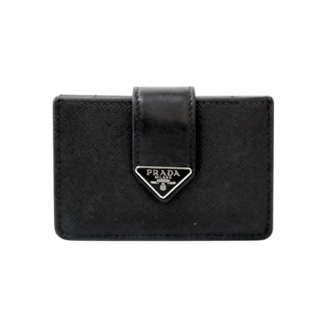 프라다 블랙 아코디언 카드 지갑 C-B57693(Prada Black Accordion Card Wallet C-B57693) - 1
