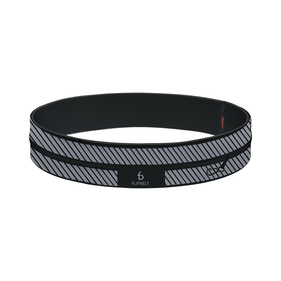 플립벨트 클래식 러닝 벨트 리플렉티브 블랙(FlipBelt Classic Running Belt Reflective Black)