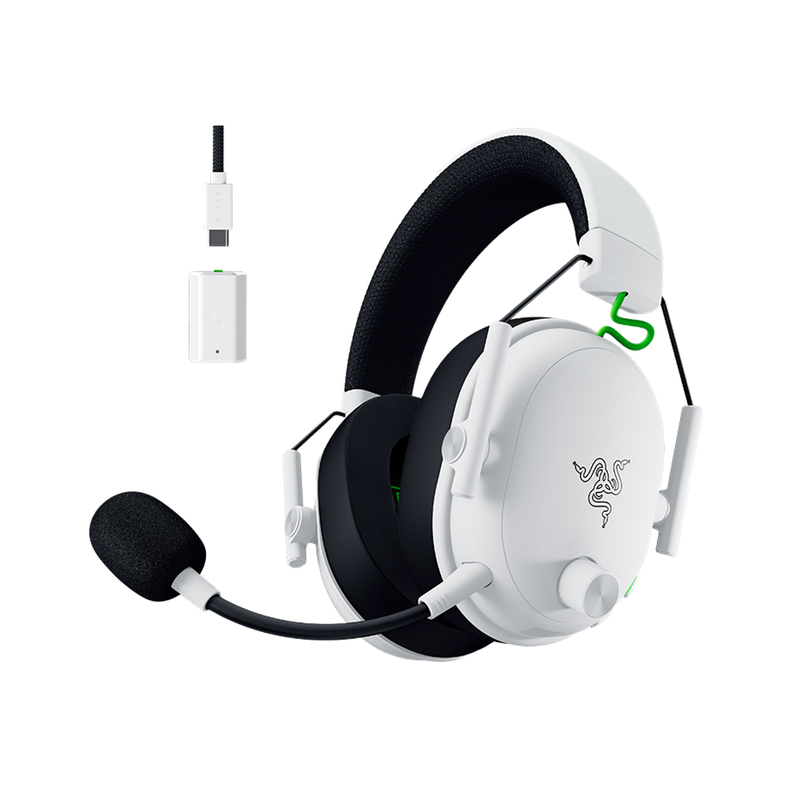 레이저 블랙샤크 V3 Xbox공식라이센스 XBOX/PC겸용 무선 게이밍 헤드셋 화이트(Razer Blackshark V3 for Xbox White)