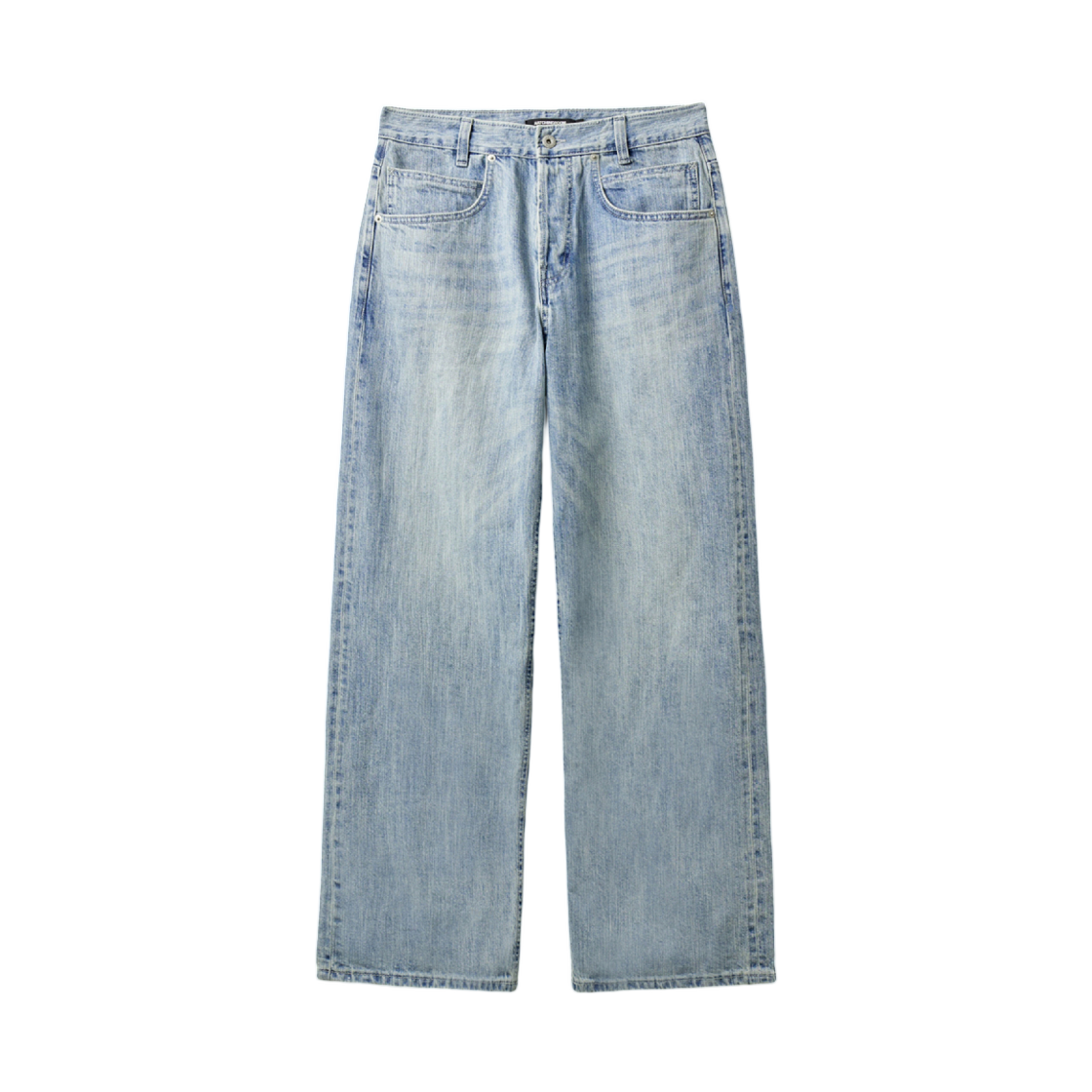 해칭룸 레귤러 셀비지 진 슬럽 라이트 블루(Hatchingroom Regular Selvedge Jeans Slub Light Blue)