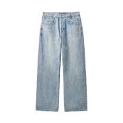 Hatchingroom Regular Selvedge Jeans Slub Light Blue